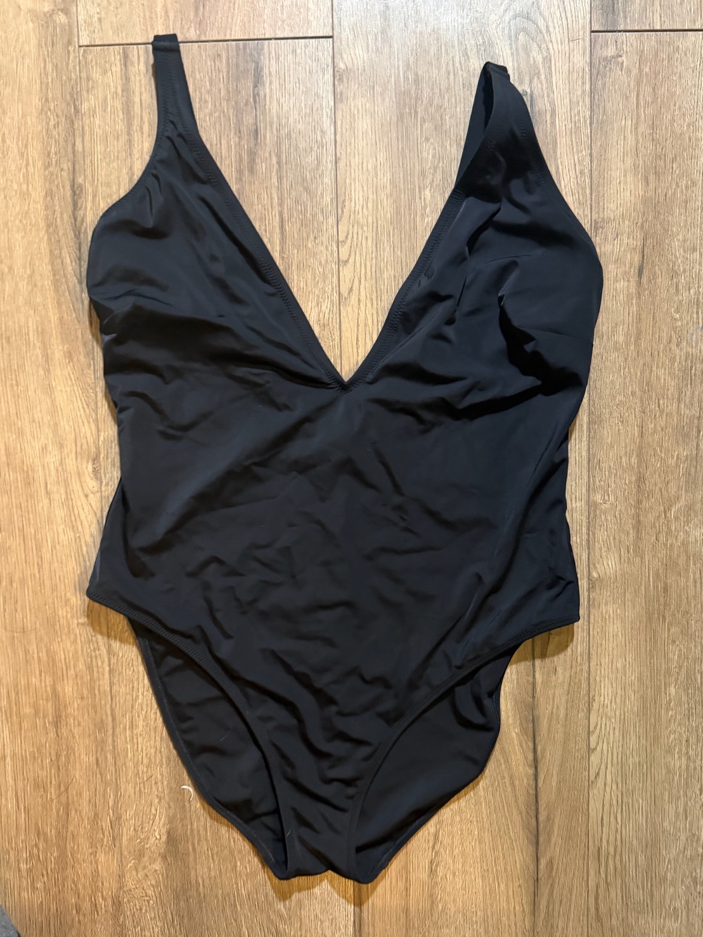 Swimsuit - Women Yitty Black Plunge Neckline Shaping One Piece XL